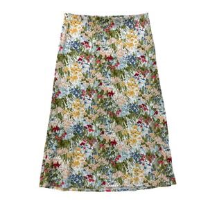 Rachel Zoe Floral Fairy Midi Skirt A-Line Slip Size 8 Garden